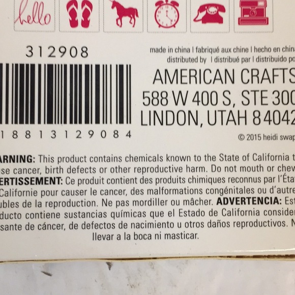 Heidi Swapp HS LghtBox Icons Pink 3pk New - Picture 7 of 8